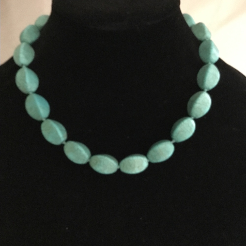 New Authentic Arizona Turquoise 18” Necklace